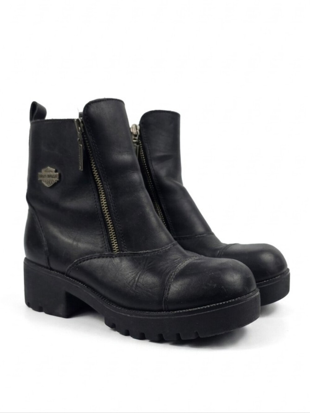 Harley-Davidson Amherst Leather Motorcycle Women's Boots Size 8